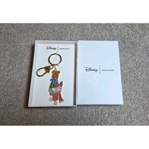 Baublebar Disney Christmas Winnie The Pooh Piglet‎ 2D Bag Charm New
